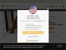 Tablet Screenshot of fr.smartbuyglasses.be
